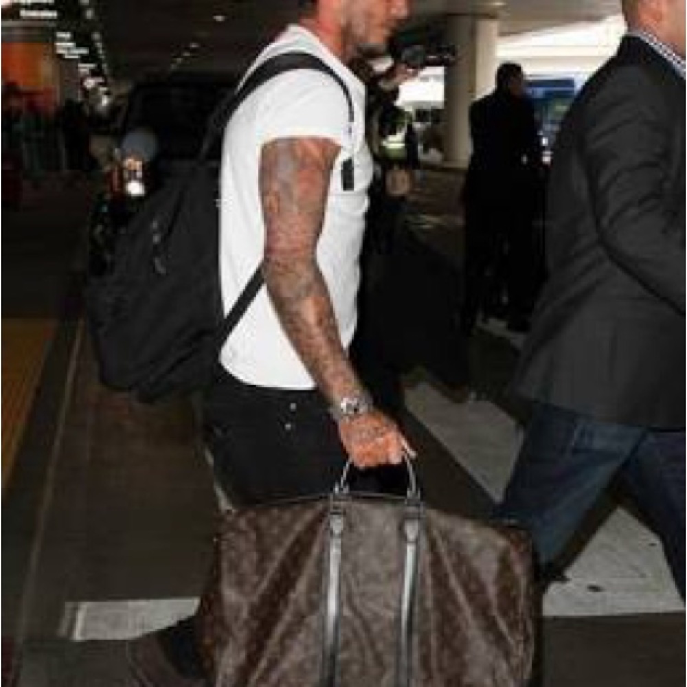 Authentic Louis Vuitton Macassar Keepall 55 - Picture 4 of 15